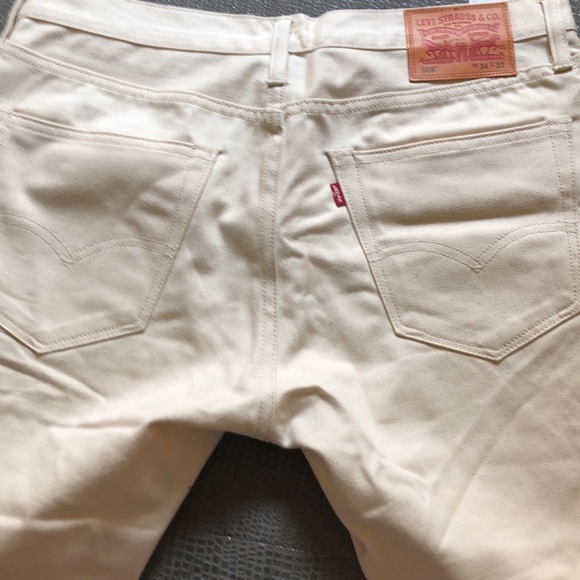 Levi’s 508 (discontinued) Ecru selvedge denim - regular tapered fit - Picture 5 of 9